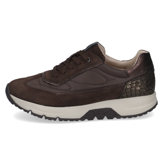 Skórzane Sneakersy Damskie Caprice – Ciemnobrązowe z Technologią CLIMOTION® Skórzane Sneakersy Damskie Caprice – Ciemnobrązowe z Technologią CLIMOTION®