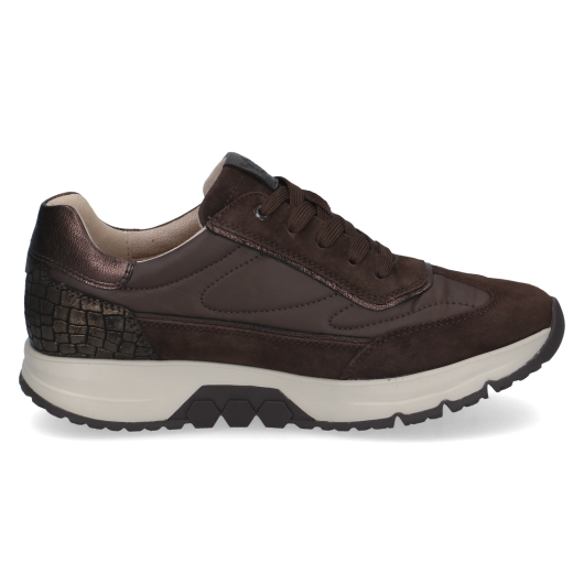 Skórzane Sneakersy Damskie Caprice – Ciemnobrązowe z Technologią CLIMOTION® Skórzane Sneakersy Damskie Caprice – Ciemnobrązowe z Technologią CLIMOTION®