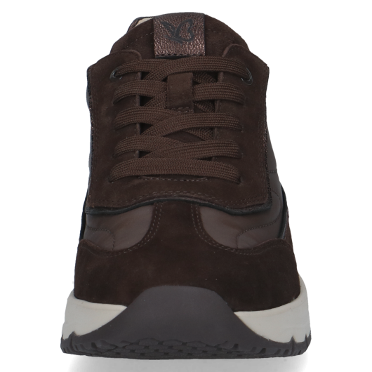 Skórzane Sneakersy Damskie Caprice – Ciemnobrązowe z Technologią CLIMOTION® Skórzane Sneakersy Damskie Caprice – Ciemnobrązowe z Technologią CLIMOTION®