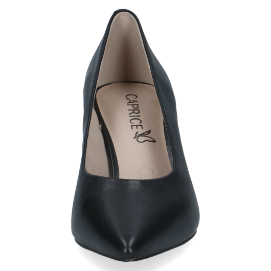 Skórzane Czółenka Damskie Caprice  9-22401-47  Czarne
