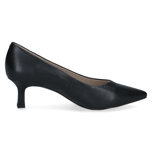Skórzane Czółenka Damskie Caprice  9-22401-47  Czarne