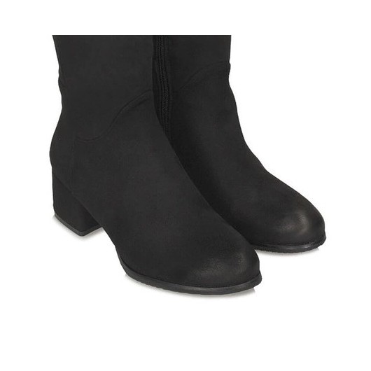 Klasyczne czarne kozaki damskie T.Sokolski HX Z24-142 – elegancja na stabilnym słupku