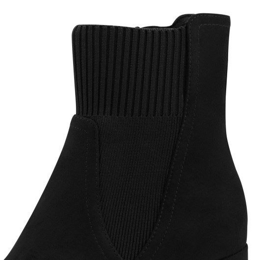 Botki damskie Marco Tozzi 2-25392-41 001 – Czarna elegancja i wygoda na co dzień