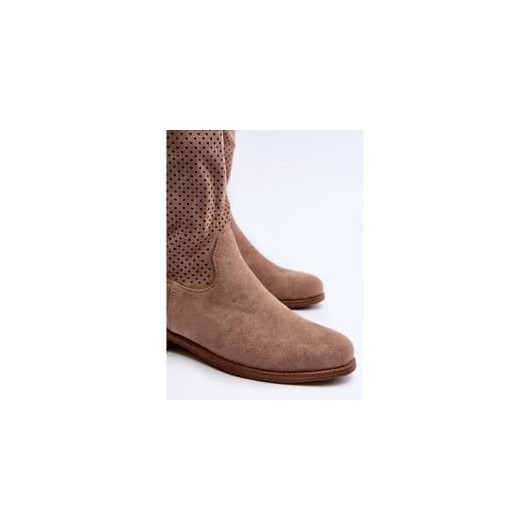 Kozak damski zamszowe S-Barski BEIGE