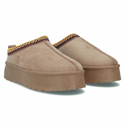 Kapcie damskie Filippo beżowe