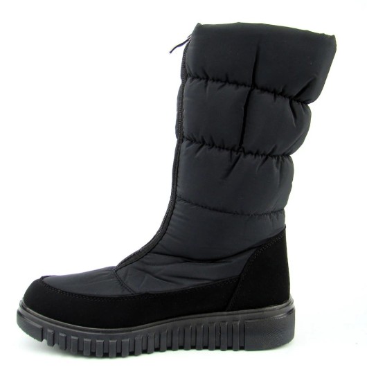 Długie czarne śniegowce damskie Progress