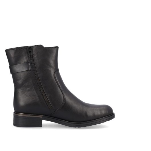 Skórzane botki damskie Rieker