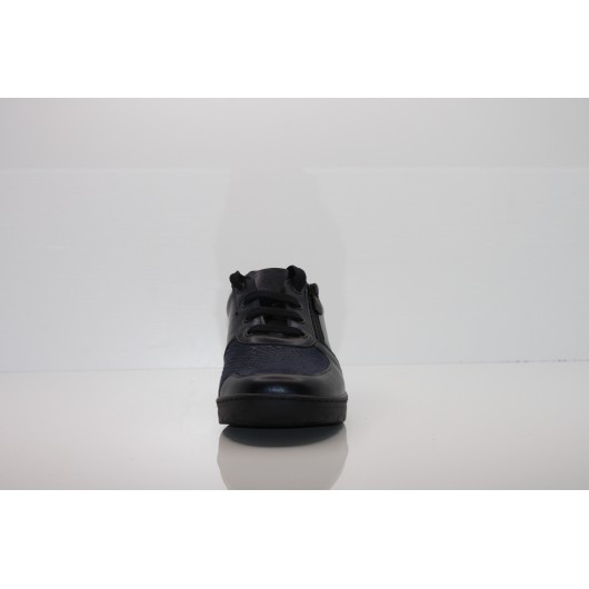 Pólbuty damskie zdrowotne granatowe Comfortabel