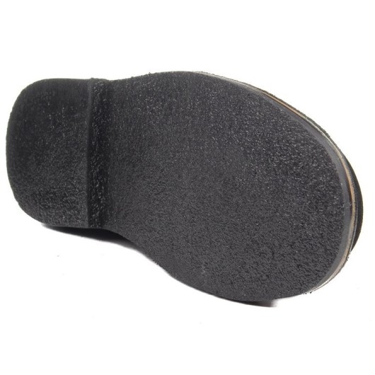 Trzewiki zamszowe męskie czarne Gregor breki osiołki