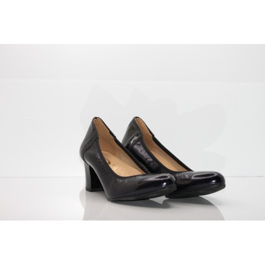 Czółenka damskie z gumką Jaromin granatowe