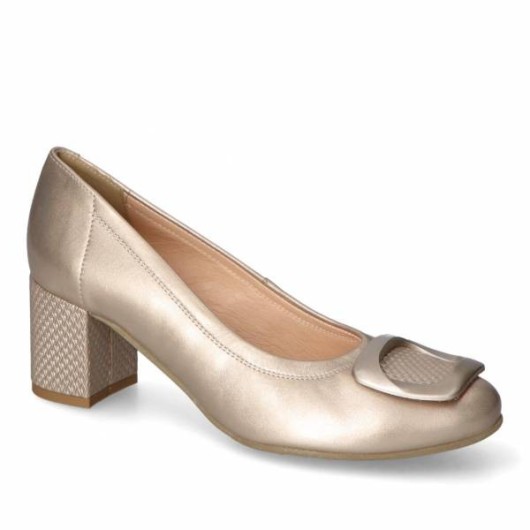 Czółenka damskie Bio-eco by Arka beżowy