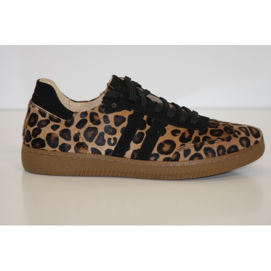 Sportowe skórzane buty damskie Kampa panterka