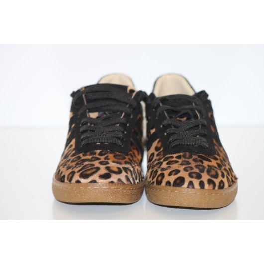 Sportowe skórzane buty damskie Kampa panterka