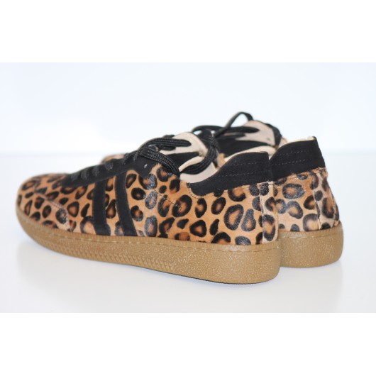 Sportowe skórzane buty damskie Kampa panterka