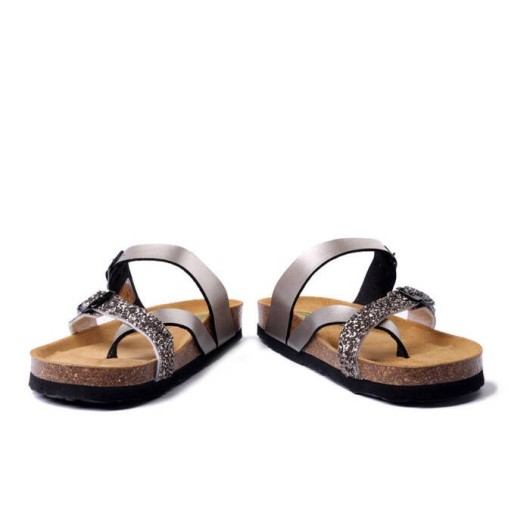 Klapki japonki damskie Dr.Brinkmann oryginalne 700709-92 silber