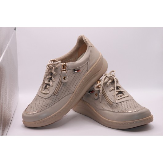 Beżowe półbuty Enna Comfortline 6010/03K/F132