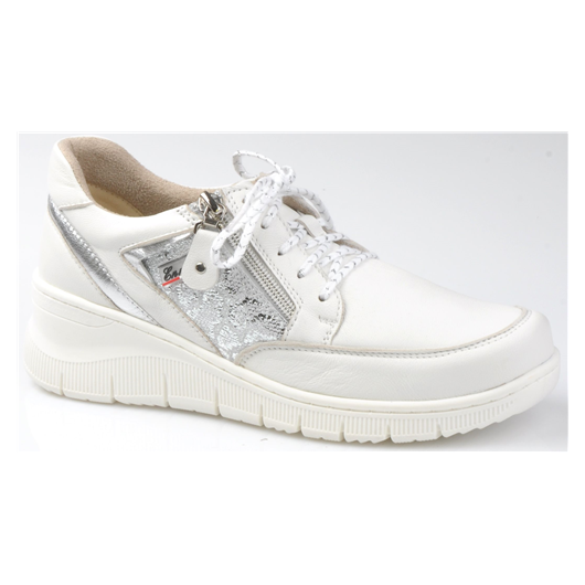 Półbuty damskie skórzane Białe Enna 5015/04/F 132