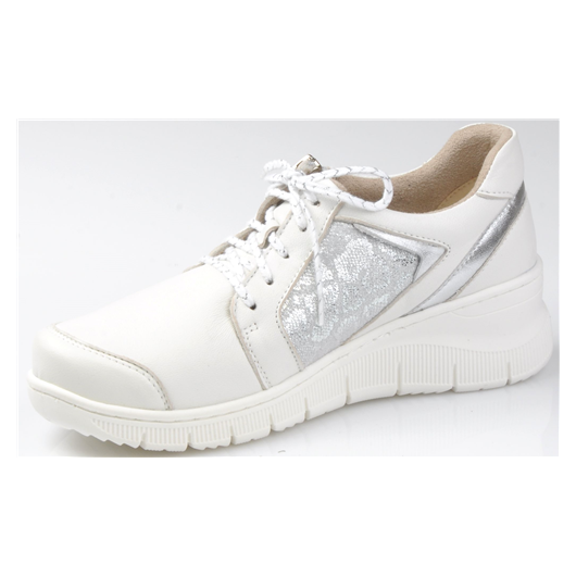 Półbuty damskie skórzane Białe Enna 5015/04/F 132