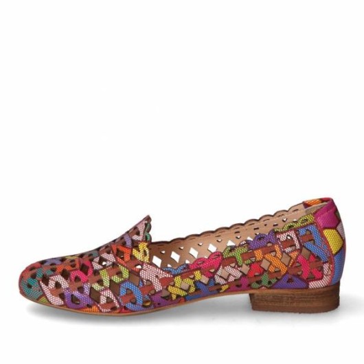 Półbuty skórzane wielokolorowe Modo 209-CLR 40