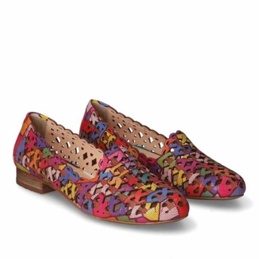 Półbuty skórzane wielokolorowe Modo 209-CLR 40