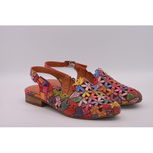 Półbuty z odrytą pietą Modo 944 759 ZN AYK