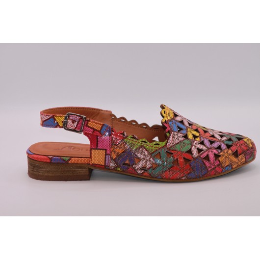 Półbuty z odrytą pietą Modo 944 759 ZN AYK