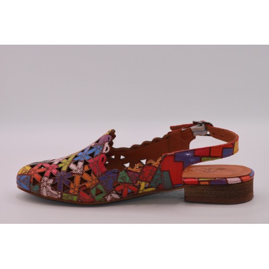 Półbuty z odrytą pietą Modo 944 759 ZN AYK