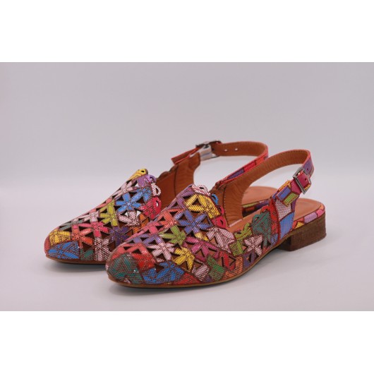 Półbuty z odrytą pietą Modo 944 759 ZN AYK