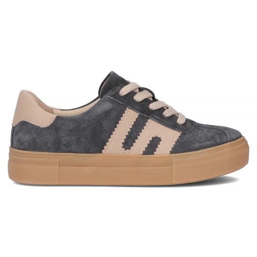 Sneakersy damskie buty na platformie DP6798/25 GR BE