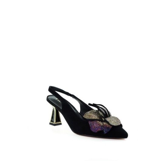 Damskie sandały czarne GOE RR2N4220