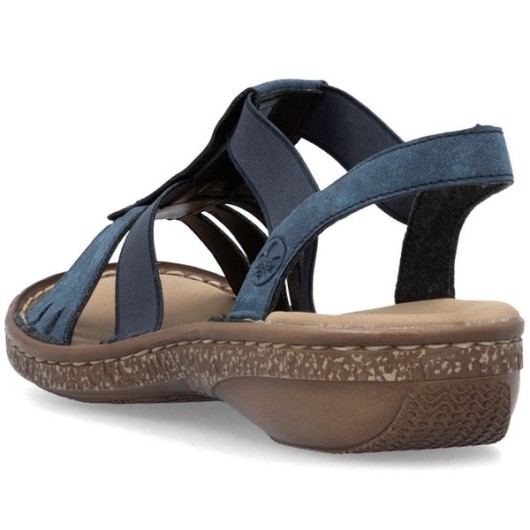Sandały damskie Rieker 628G7-14 wygodne modne