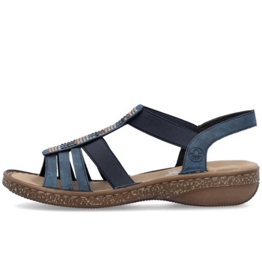 Sandały damskie Rieker 628G7-14 wygodne modne