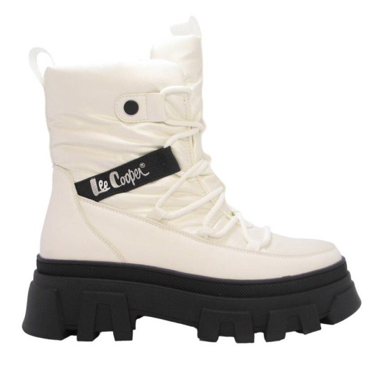 Białe śniegowce LEE COOPER