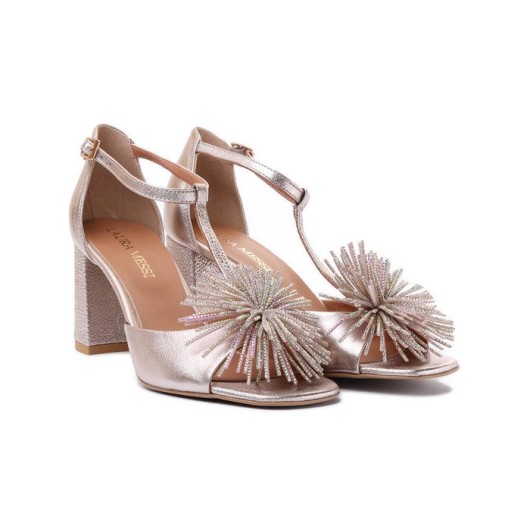 Sandały damskie skórzane Laura Messi 708-830