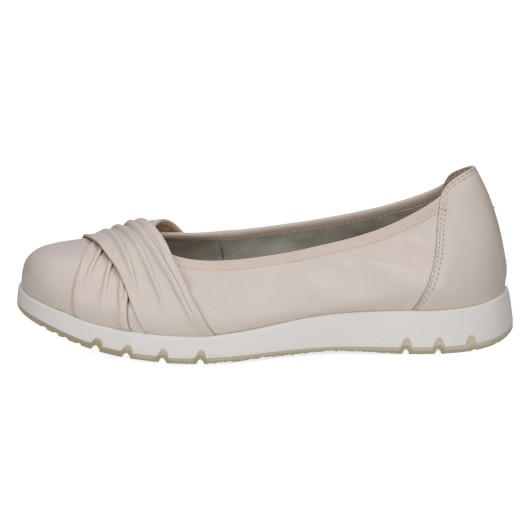 Półbuty damskie Caprice 9-22118-44 beżowe skórzane