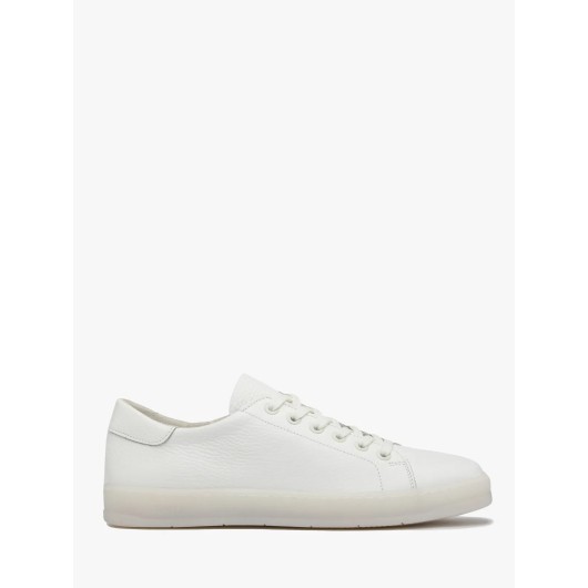 Białe półbuty Ryłko sportowe na płaskim spodzie