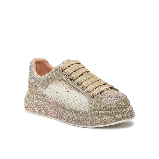 Sneakersy cyrkoniami GOE