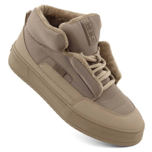 Botki beżowe ocieplane Big star