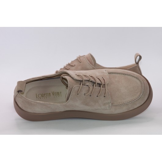 Wygodne zamszowe półbuty Loretta Vitale w2004 skóra