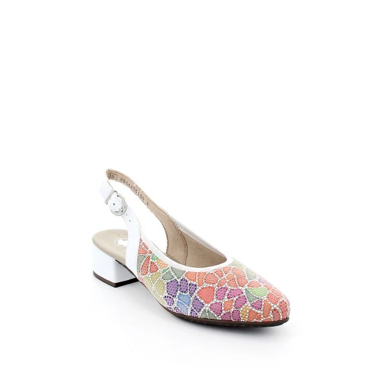 Sandałki Rieker 47060-90 bez pięty skóra