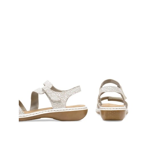 Sandałki damskie skórzane Rieker 659c7-81