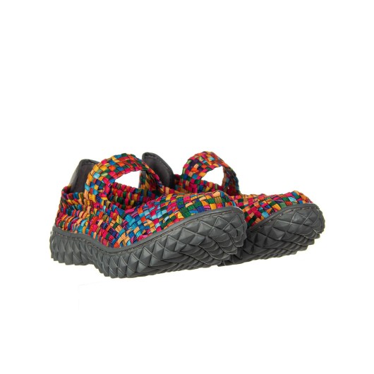 Półbuty Rock Over Rainbow Mix Wielokolorowe, Materiał