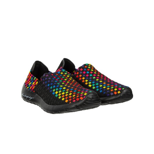 Półbuty Rock Samba Black Rainbow Wielokolorowy,