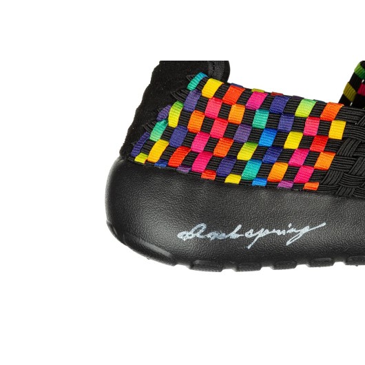 Półbuty Rock Samba Black Rainbow Wielokolorowy,