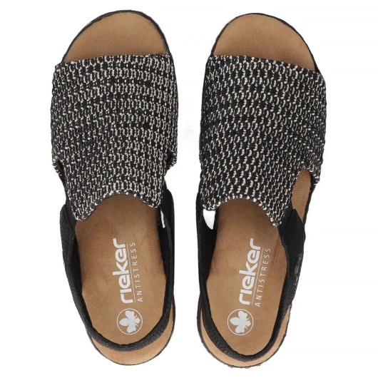 Sandały Rieker 62971-00 czarne