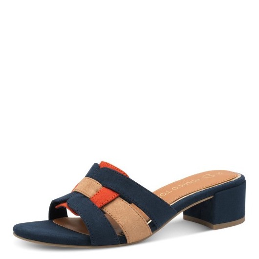 Klapek damski Marco Tozzi granatowy Hit