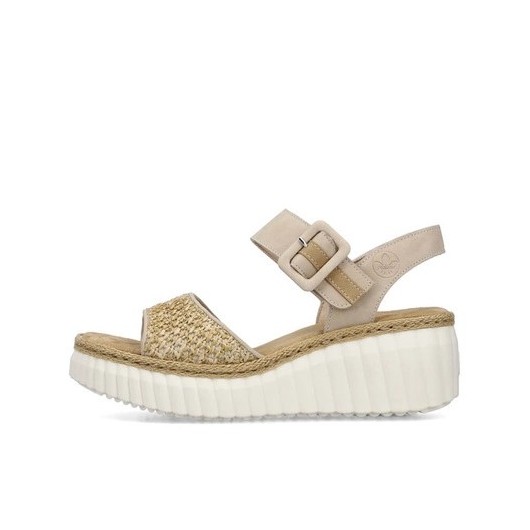 Sandały damskie Rieker69176-62 na koturnie