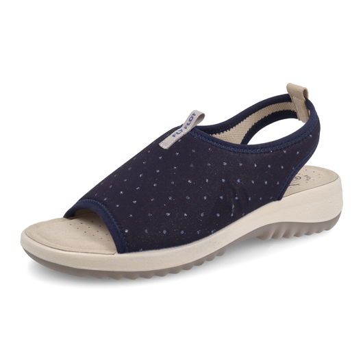 Sandały zdrowotne Fly Flot 57H87garnatowe stretch