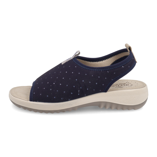 Sandały zdrowotne Fly Flot 57H87garnatowe stretch