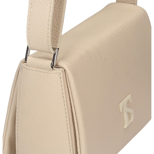 Torebka damska skórzana Toscanio F150 kremowa
